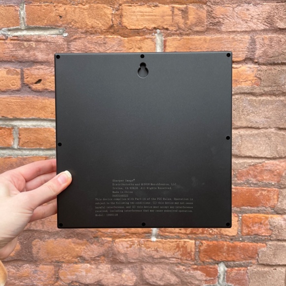 Sharper Image Rose Gold Metal Word Clock for Desk Office LED Electronic New - Picture 5 of 6